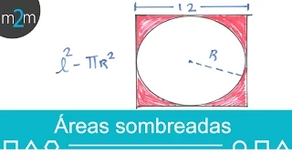 Áreas sombreadas en figuras │ ejercicio 1