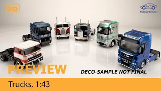 IXO Preview 1:43 Trucks