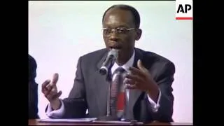 Haitian President news conference