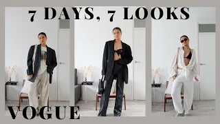 Everyday Outfits I Wear In a Week / 7 Days 7 Looks / Vogue