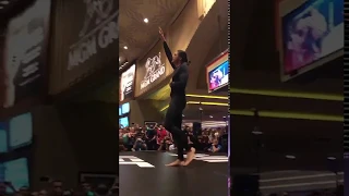 Brian Ortega flying triangle from the UFC 226 open workout