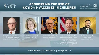 Addressing the Use of COVID-19 Vaccines in Children. | American Academy of Pediatrics (AAP)