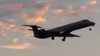 Luxair Embraer 145LU landing in Berlin TXL