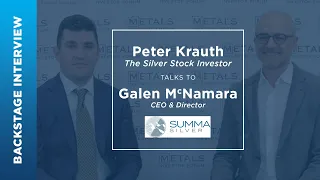 Galen McNamara of Summa Silver Corp. talks to Peter Krauth at the March 2023 Metals Investor Forum