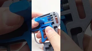 3D printed Tic Tac Gun using pen springs! Super fun build 😇😇Thingiverse ID: 4892417