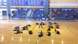 Gaithersburg Poms Basketball Game Performance 1.19.17