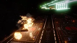 dumb a*s cutter blows up whilst trying to dock - Elite Dangerous