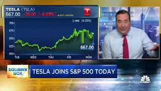 Tesla shares are more volatile than most S&P 500 stocks