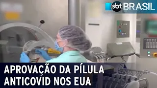 Pílula da Pfizer contra a covid-19 é aprovada nos Estados Unidos | SBT Brasil (22/12/21)