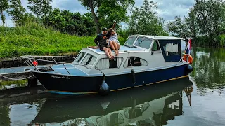 MET MIJN VRIENDIN OP AVONTUUR DOOR DE BIESBOSCH MET HAAR BOOT!