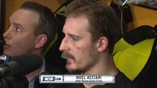 Noel Acciari on officials: 'I can't really comment on that'