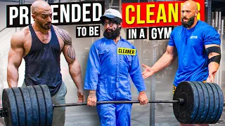 Elite Powerlifter Pretended to be a CLEANER #21 | Anatoly GYM PRANK