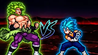 Broly DBS VS Vegito SSB DBFZ in Jump Force Mugen 😱