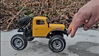 1/24 Scale Power Wagon off-road adventure // FMS FCX24 // #rc #rccar #rccrawler