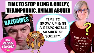 DAZGAMES: VEGANPHOBIC, ANIMAL-ABUSER