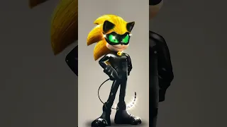 Sonic the Hedgehog 2: Sonic Transformation Catnoir - Sonic Art #short