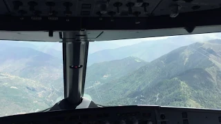 Scary Plane Landing at Paro International Airport, Bhutan