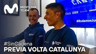 #SinCadena: Enric y Nairo juntos en la Previa de Volta Catalunya 2024 | Movistar Team
