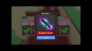 ЗАБРАЛ ЭФФЕКТ ММ2 EASTER GLOW!!! ROBLOX MURDER MYSTERY 2