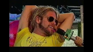 Nate & Taylor of Foo Fighters, interviewed backstage at Big Day Out Australia 2003