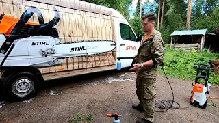 Мойка высокого давления//Мойка в сад//Мойка для уборки// Обзор STIHL RE 90 STIHL RE 90 часть2