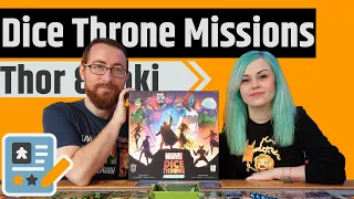 Marvel Dice Throne Missions Gameplay - Thor & Loki Take On Klaw!