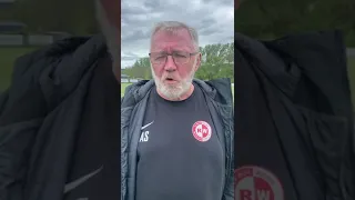 August Schlotter, Trainer RW Wittlich, nach dem 1:1 gegen die SG Hochwald