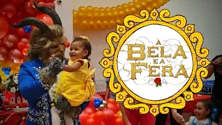 A BELA E FERA - Dança Pai e filha 2 anos.