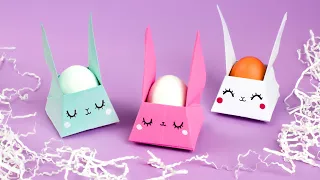 ORIGAMI PAPER RABBIT | BASKET FOR EASTER