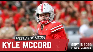 Kyle McCord breaks down his performance in Ohio State's 63-10 win over Western Kentucky