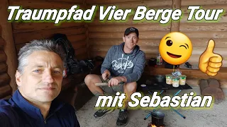 Traumpfad Vier Berge Tour mit Sebastian vom Kanal Outdoor mit Sebastian