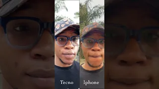 Tecno Spark10pro vs Iphone 12 Camera test #shorts