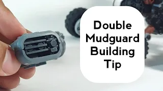 Double Mudguard Building Technique - #Lego #Legobuildingtips #Legoideas