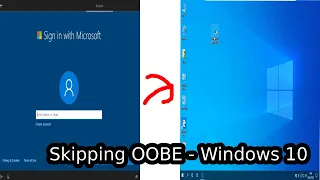 Skipping OOBE - Windows 10