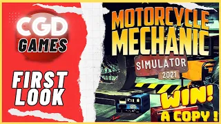 First Look | Motorcycle Mechanic Simulator | Xbox Series X #motorcyclemechanicsimulator #xbox