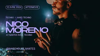 Nico Moreno at Warehouse, in Nantes, France for Nantes Rave Techno (04.12.2024) | Aftermovie