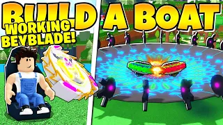 I MADE A WORKING BEYBLADE In Build a Boat! 💥🔥