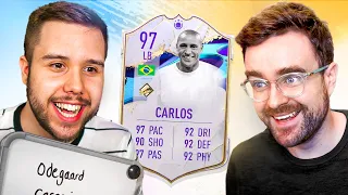 SQUAD BUILDER SHOWDOWN vs A PRO FIFA PLAYER!