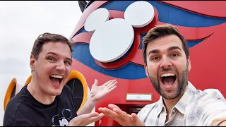 Disney Cruise Line Vlog | Day 1 | Embarkation | Disney Magic Concierge | August 2021 | Adam Hattan