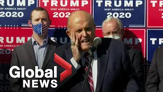 US election: Trump's lawyer Giuliani alleges voter fraud in number of states