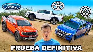 Toyota vs Ford vs VW: ¡la prueba de pick-up DEFINITIVA!