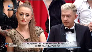 Relatia lui Cristian cu Mariana, in pericol! Mai poate fi salvat ceva? Cine contesta relatia lor?