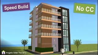 Speed Build prédio Moderno Contemporâneo de apartamentos no The Sims 2