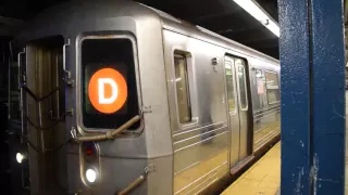 Bronx Bound R68 (D) Train Departing Chambers Street (8 Avenue)