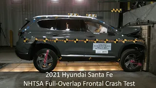 2021-2022 Hyundai Santa Fe / Hybrid NHTSA Full-Overlap Frontal Crash Test