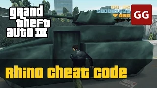 Rhino Cheat Code — GTA 3