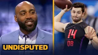 DeAngelo Hall on reports the Browns are considering taking Baker Mayfield with top pick | UNDISPUTED