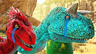 Adotei um Bebê Carnotauro Ferido! Red UtahRaptor! Gang de Blacks! DinossauroS ARK SURVIVAL EVOLVED