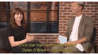 LEGENDADO: Britt Robertson fala sobre Dylan O'Brien e The First Time