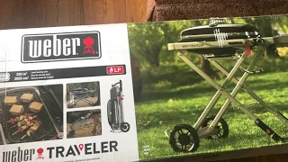 Weber Traveler Portable Gas Grill Review | Assembly + First Cook